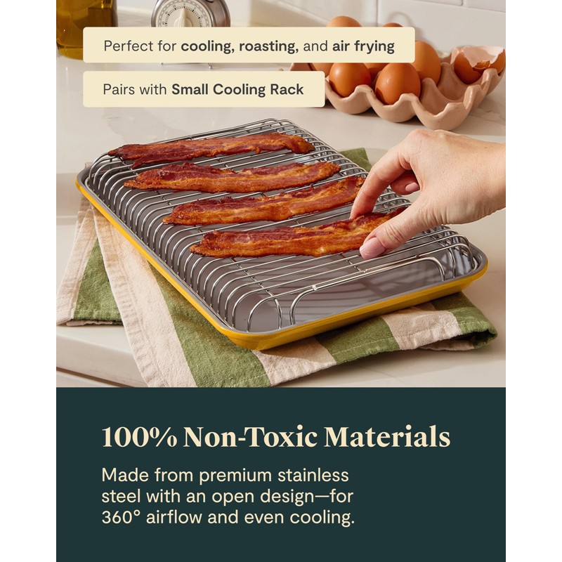 Caraway Stainless Steel Cooling Rack - 9" x 13" -