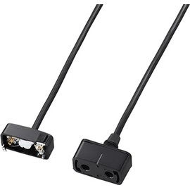 Yazawa (yazawako-pore-syon) Ceiling Extension Cord 0.5 m Black, icl505bk