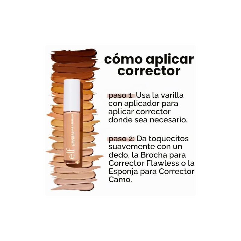 e.l.f. Cosmetics Camo Corrector Hidratante Rich Cocoa Cacao Muy Oscuro