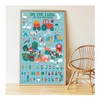 POPPIK 1841150 Sticker Poster, Farm Interactive Educational Poster with Stickers,