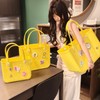 Danny Eva Medium Waterproof Rubber Hole Beach Bag Women's Handbag 36*12*31cm/Dark Blue 4ea