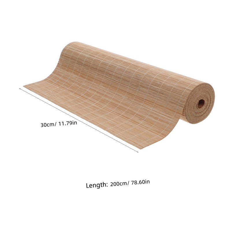 Gatuida Elegant Bamboo Table Runner 30cm Wide Cuttable Heat Resistant