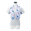 Libuhaafter Cool Towel Outing Cool Shark Zap (Total Length Approx.