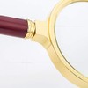 Takelablaze Wooden Handle Magnifier Loupe Magnifier 5 Magnification Mahogany Handle