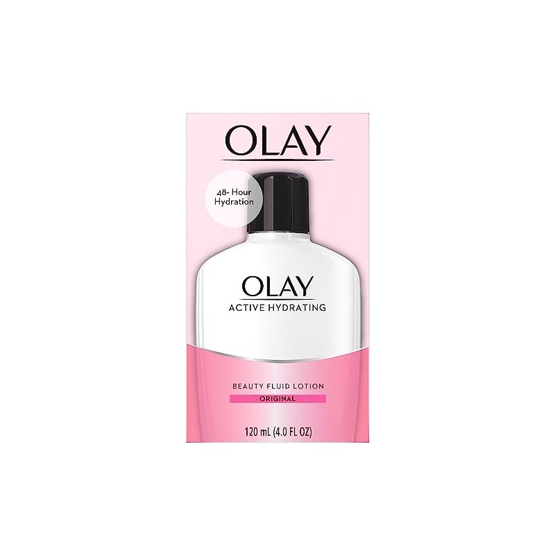 Olay Active Hydrating Beauty Fluid Original, for Women, 4 oz