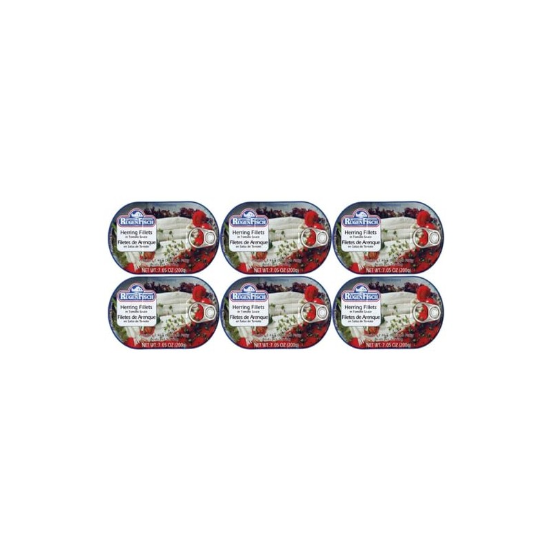 Rugen Fisch Herring & Mackerel Fillets Assorted Sauces (6 -
