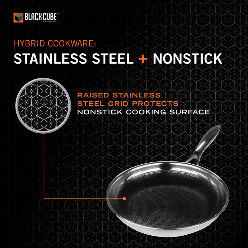 Black Cube Frieling Quick Release Cookware Fry Pan - 9.5-Inch