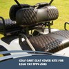 SHUNCHENXIANG 4PCS Golf Cart Diamond Seat Covers for EZGO TXT