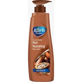 Karis Naturals Cocoa Butter Rich Nourishing Body Lotion – Deep Hydration for Soft, Smooth Skin | Vitamin E & Natural Moisturizers | Ideal for Dry & Sensitive Skin