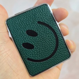 Smile Mini Square Portable Hand Mirror, 1 Piece, Green / 스마일 미니 사각 휴대용 손거울, 1개, 그린