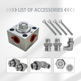 The three-way directional control valve is suitable for most small excavators and comes with hydraulic accessories, which can enhance the working efficiency of small excavators