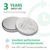 YFCN CR1620 Battery 3V Lithium Battery 5 Count Pack -