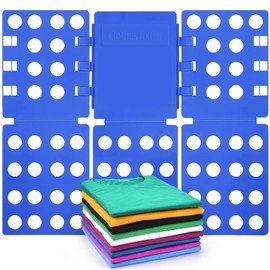BoxLegend Folding Board for Clothes T-Shirt Folding Board Children and Adults Folding Board Laundry Folding Board Clothes Blue