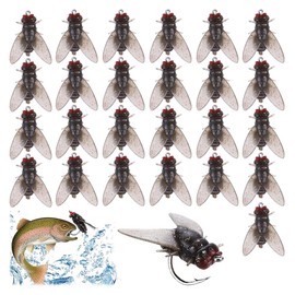 25Pcs Bionic Fly Fishing Bait Fishing Gear Fake Bait Fishing Lures Fly Fishing Accessories