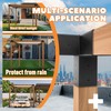 Gelacie Pergola Brackets Kit (Actual 3.9''x3.9'') 4x4 Woodworks Pergola Kit