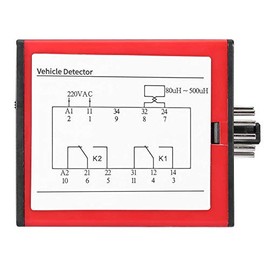 Vehicle Detector Single Channel Inductive Vehicle Loop Detector Sensor Outdoor Driveway Vehicle Gate Motion Sensor