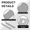 Heavy Duty Corner Brackets 4 Pack Corner Braces, 45° Support