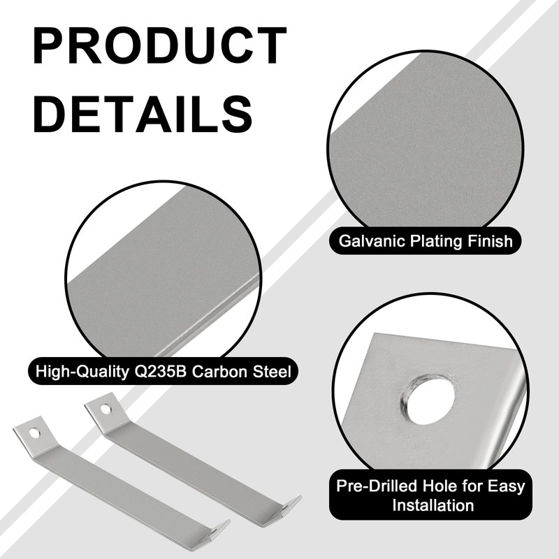 Heavy Duty Corner Brackets 4 Pack Corner Braces, 45° Support