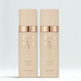 Tony Moly BCation Ultra Fix Foundation 34g, 21 Skin Beige, 2 packs / 토니모리 비씨데이션 울트라픽스 파운데이션 34g, 21스킨베이지, 2개