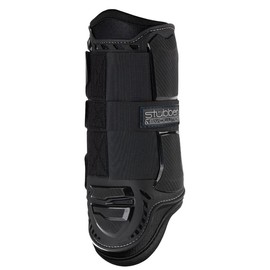 Stübben Hybrid XC Rear Leg Tendon Boots - Black - L