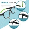 IVNUOYI 3 Pairs Reading Glasses Sports Style Frames with Spring