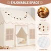 Senodeer Kids Play Tent Indoor: with Mat, Tassel Garland, Star