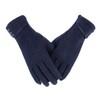 Tomily Guantes de forro polar con pantalla táctil para mujer,