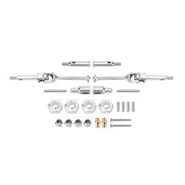 INJORA Stainless Steel CVD Drive Shaft, Axles, Wheel Hexes Set for Losi Micro-B Micro-T