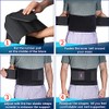 FEATOL - Cinturón de apoyo lumbar para dolor de espalda,