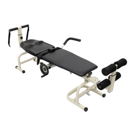 Headery Massage Therapy Table Adjustable Stretching Bed Massage Traction Bed Body Stretching Device Massage Table Blankets for Massage Therapy Table Cervical Spine Lumbar Traction Bed Therapy Tool