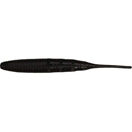 IMAKATSU Worm Java Shad IS-Plus 3.5 Inch High Specific Gravity Eco Compatible Item #S-400 Black Pumpkin