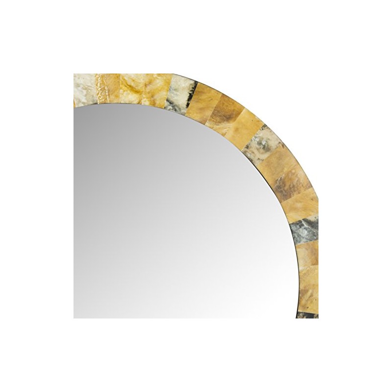 Safavieh Home Collection White Nouveau Wave Mirror