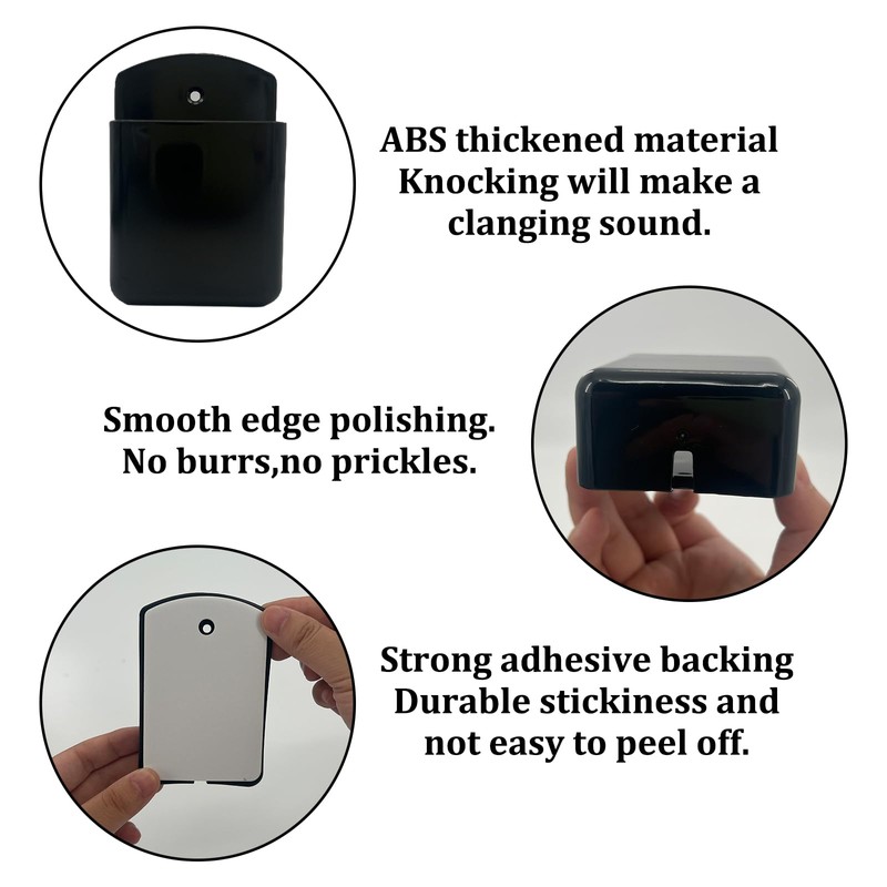 4 Pcs Remote Control Holder Wall Mount, Self Adhesive Wall