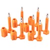 100pcs Bolt Seals for Container,Shipping Container Lock(Orange)