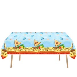 SHONHONG 2pcs Summer Ocean Party Tablecloths,42 * 71inch,Summer Beach Surfing Birthday Decoration Supplies