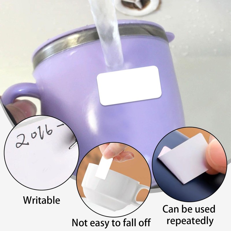 1000 Blank Stickers, Label Stickers, Writable Stickers, Item Marking Stickers,