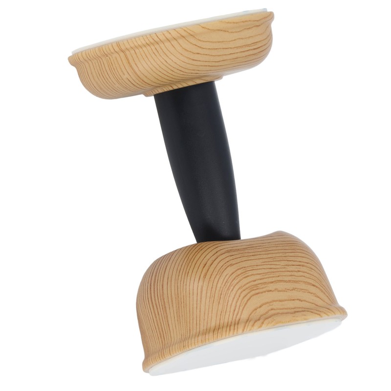 Door Stopper Non Magnetic No Drilling Windproof Wood Grain Invisible