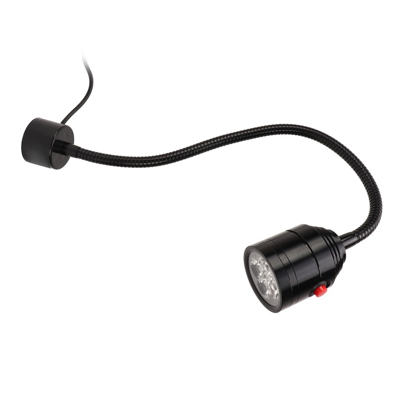 LED Machine Tool Lamp Magnetic Base Flexible Gooseneck 900LM Metal