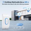 TECKNET IP65 Wireless Doorbell Outdoor Waterproof 400 m Range Wireless