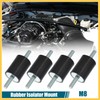 REPAIROCK 4pcs M8 Anti Vibration Rubber Isolator Mount 30x40mm for