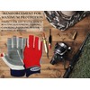 Azure sailing Gloves STOPWATCH FRIENDLY STRONG STITCHING-C/F=XS-XXL RED (2X-Large)