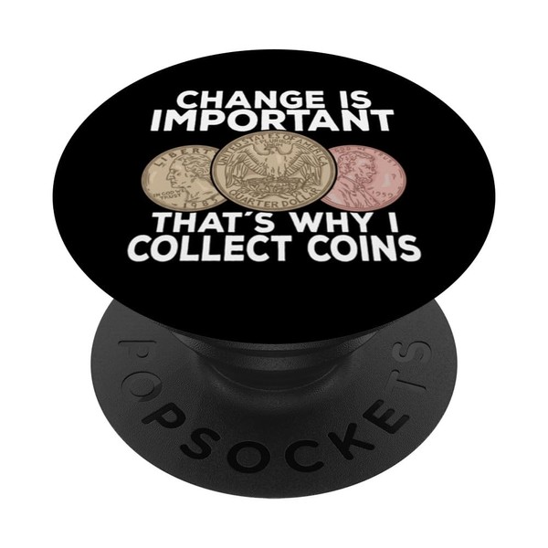 Coin Collector Numismatists Coin Collecting PopSockets Standard PopGrip