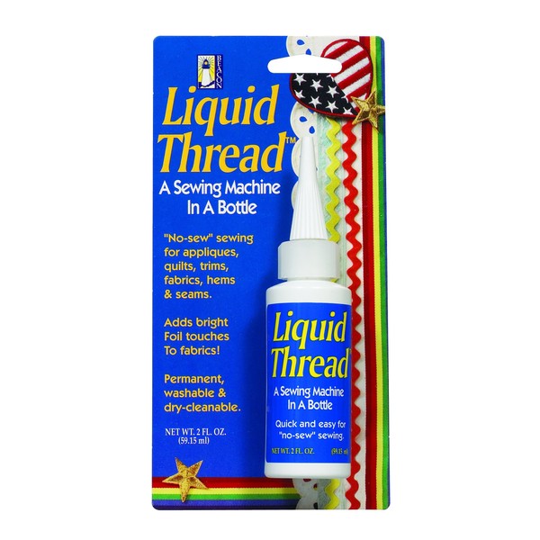 Beacon Liquid Thread, Adhesive for Fabrics and Seams, 2-Ounce Bottle (1-Pack)