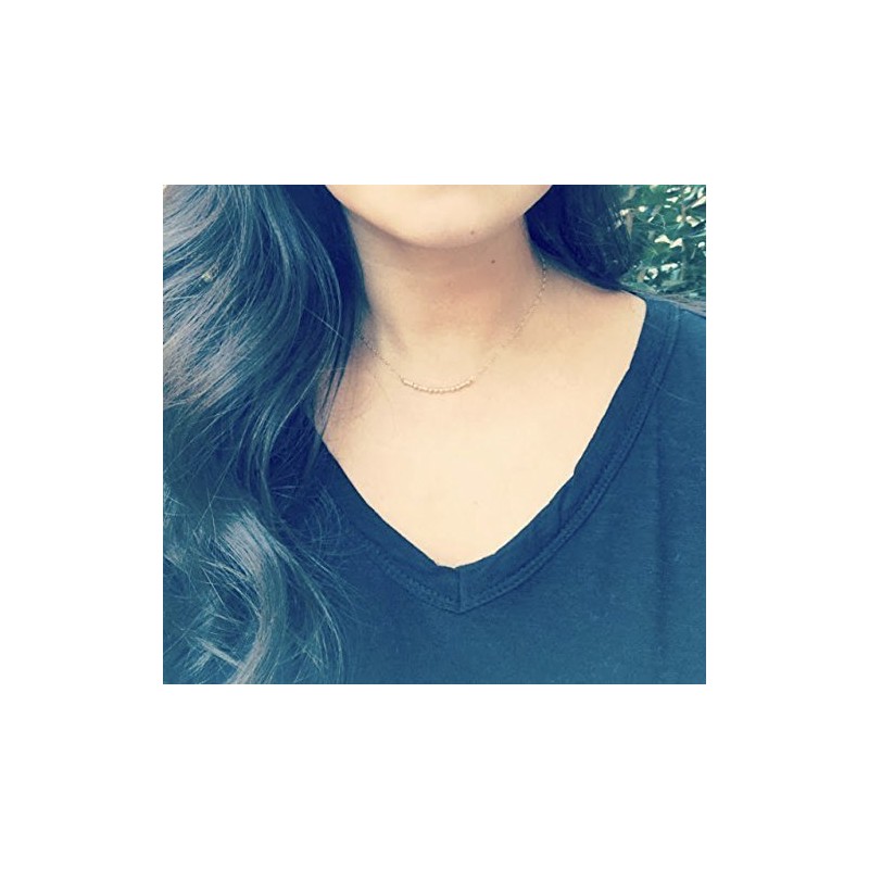 Morse Code FEARLESS Necklace - Sterling Silver or Gold Filled