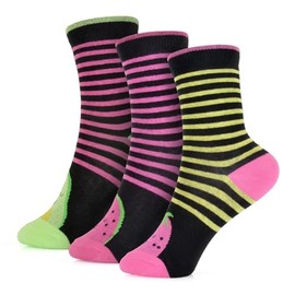 A2Z 4 Kids Girls Fruit & Fruits Print Socks Pack of 3 Soft - Socks AZ597 Fruit 3 Pack 7-10 (12.5-3.5)