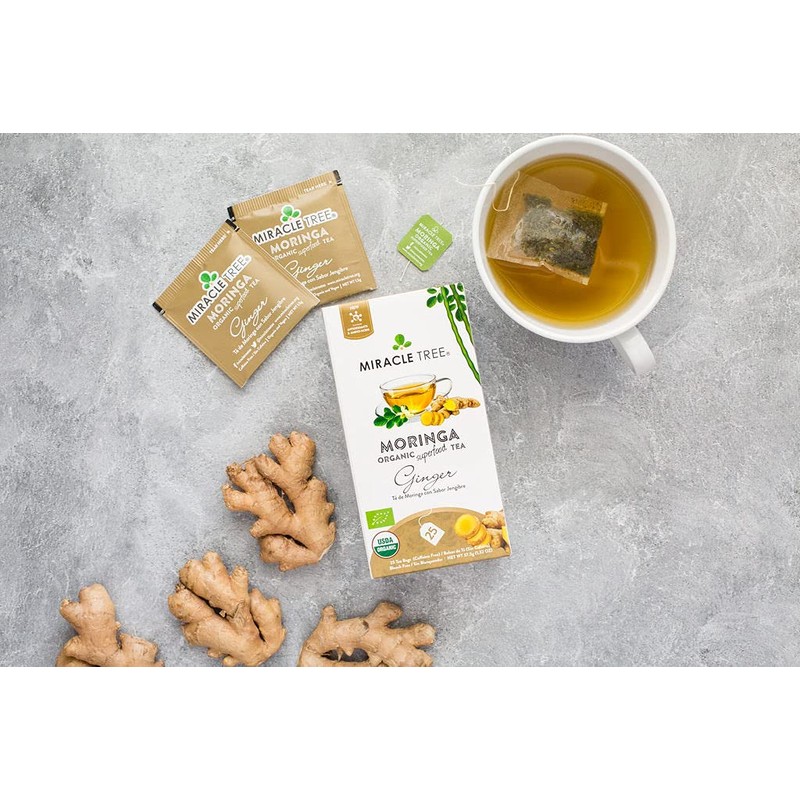 Miracle Tree - 3 Count of Organic Moringa Superfood Tea,