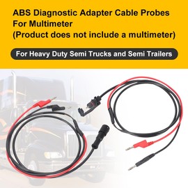 WIKIBB ABS Diagnostic Multimeter Cable Adapter for Heavy Duty Semi Trucks