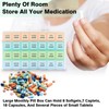 Large Monthly Pill Box Organizer,Weekly and Monthly Tablet Box Organizer