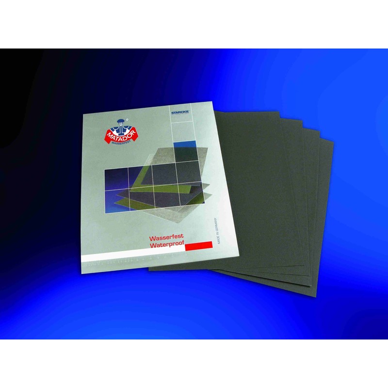 Wet and Dry Sandpaper 1500grit 5 Sheets 230 x 280mm