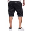 ZOXOZ Men's Summer Leisure Chinos, Stretch Cotton Shorts with Pockets,